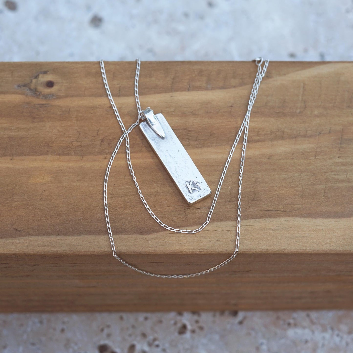 Necklace for video games enthusiasts | Handmade Minimalist Pendant | .925 Sterling Silver